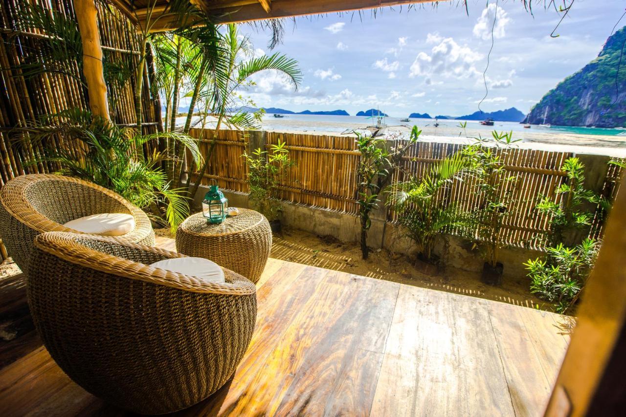 Maligaya Beach Bungalows El Nido Exterior foto
