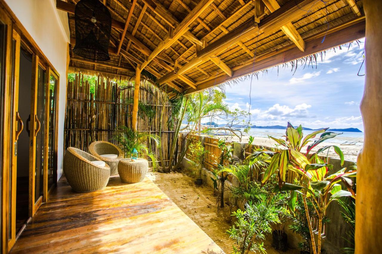Maligaya Beach Bungalows El Nido Exterior foto
